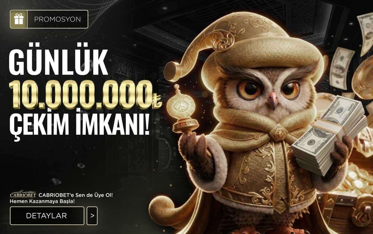 GÜNLÜK 10.000.000 TL ÇEKİM İMKANI!